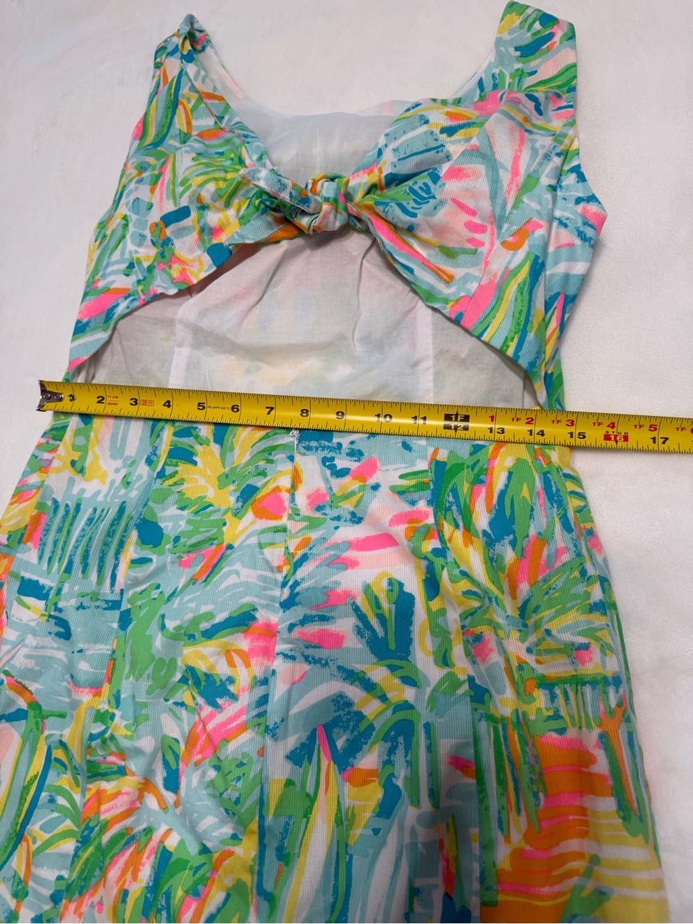 Lilly Pulitzer Courtney Shift Dress in Sea Salt and Sun Size - Picture 4 of 5